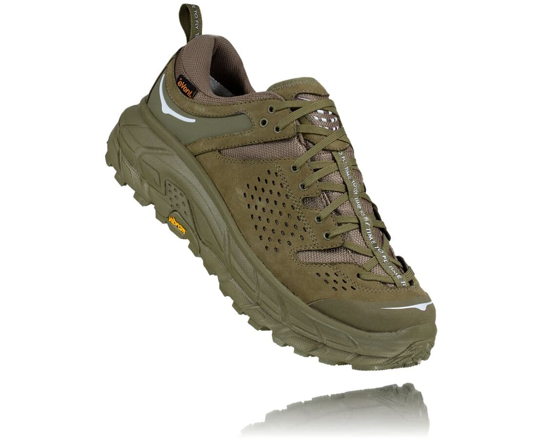 Hoka One One Tor Ultra Low Wp Jp Philippines - Mens Trail Running Shoes - Olive | TH5947316